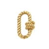 Twisted Lock in 14K Yellow Gold