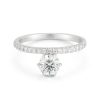 Astor II Setting in 18K White Gold