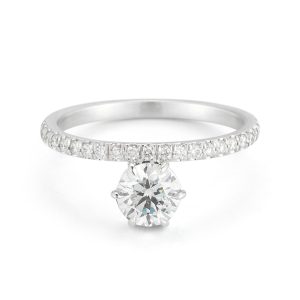 Astor II Setting in 18K White Gold