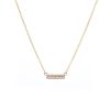 Heirloom Bar Necklace in 14K Yellow Gold