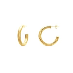 5mm x 30mm Chubby Hoop Earrings