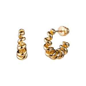 Small Slinkee Hoops in 18K Yellow Gold