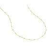 Saturn Bead Anklet in 14K Yellow Gold