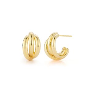 Knot Earrings in 14K Yellow Gold