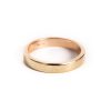 2-Toned 4mm Sleeved Band in 14K Yellow Gold with Rose Gold Inside Size 10