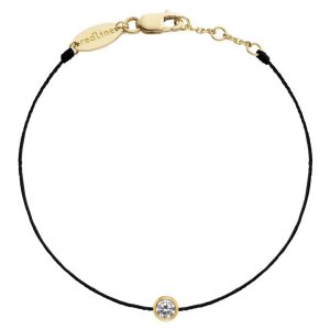 Pure No 1 Bracelet in Yellow Gold & Noir Black