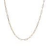 Baby Rectangle Chain 18" 14K Yellow Gold