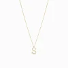 Soprano "S" Necklace in 18K Yellow Gold