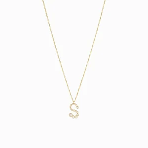 Soprano "S" Necklace in 18K Yellow Gold