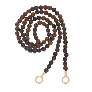 Itty Bitty Tiger Iron Strand with 14K Yellow Gold - 16"