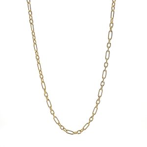 Small Polly Chain 18" in 14K Yellow Gold