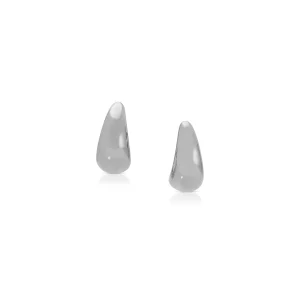 Baby Claw Earrings in 18K White