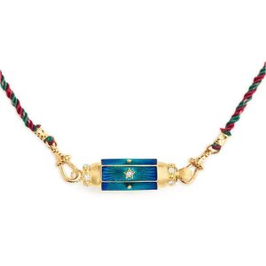 Baby Blue Baby Locket in 14K Yellow Gold