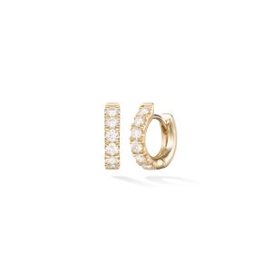 Small Clara Hoops in 18K Yellow Gold