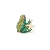 Emerald Frog Ring 18KYG - Green Diamond/Ruby