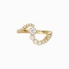 Ocean Ensemble Diamond Ring in 18K Yellow Gold
