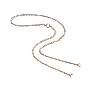 3x3 Pulley Chain in Gold - 16"/18"
