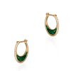 Bloop Earrings Size 1 Malachite