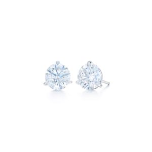 Kwiat 2.16tcw Round Diamond Studs in Platinum