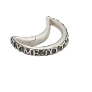 Fly Me To The Moonlock in Sterling Silver