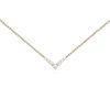 Mini Aria V Necklace in 18K Yellow Gold