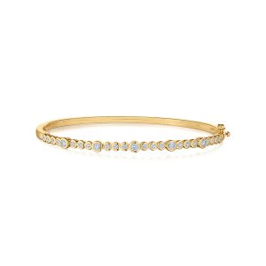 Portofino Confetti Diamond Bangle in 18K Yellow Gold