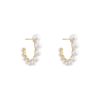 Boucle de Perle Earrings in 18K Yellow Gold