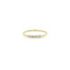 5 Tiny Diamond Bezel Ring in 14K Yellow Gold - Size 6