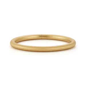 Large Plie Bangle in 18K Yellow Gold