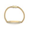 Rowe ID Bracelet in 18K Yellow Gold