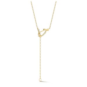 Lola Lariat Necklace in 18K Yellow Gold