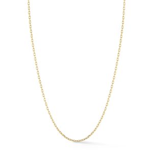 24" Rectangle Chain No. 50 in 18K Yellow Gold