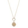 Mini Token Necklace in 14K Yellow Gold