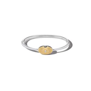 Oval Musgrave Bracelet in Sterling Silver and 18K Yellow Gold