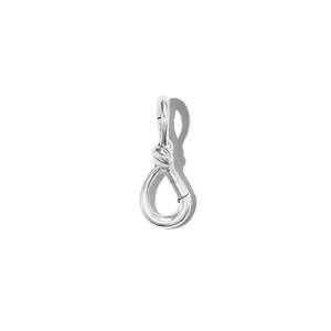 Lovers Knot Lock in Sterling Silver