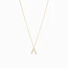 Soprano "A" Necklace in 18K Yellow Gold