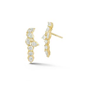 Posey Half Hoops in 18K Yellow Gold