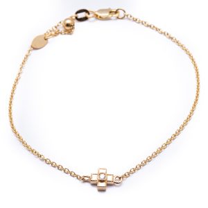 Mini Heirloom Bracelet in 14K Yellow Gold