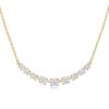 9-Stone Starry Night Demi-Riviera Necklace in 18K Yellow Gold