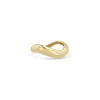 14K Gold Wave Ring Size 6