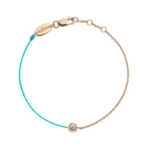 Pure No 2 Double Bracelet in Yellow Gold and Turquoise