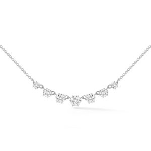 Small Penelope Necklace in 18K White Gold
