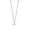 Eye Necklace in Bleuet
