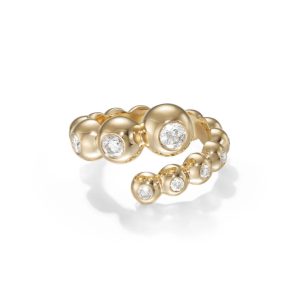Audrey Diamond Wrap Ring in 18K Yellow Gold