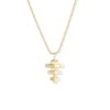 Small Hopscotch Pendant in 18K Yellow Gold