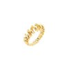 Jumbo Slinkee Ring in 18K Yellow Gold-size 3