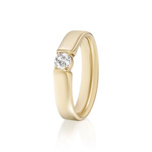 Honey Pinky Ring in 18K Yellow Gold - Size 3.5