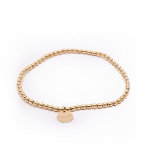2mm Ball Layering Bracelet in 14K Yellow Gold