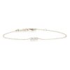 3 Bezel Bar Diamond Bracelet in 14K White Gold