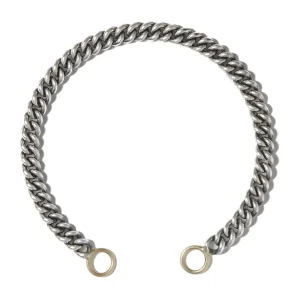 Heavy Curb Chain  in Sterling Silver - 5.5